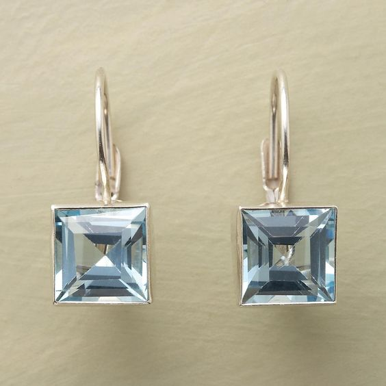 Blue Glass Earrings | MARIPOSA
