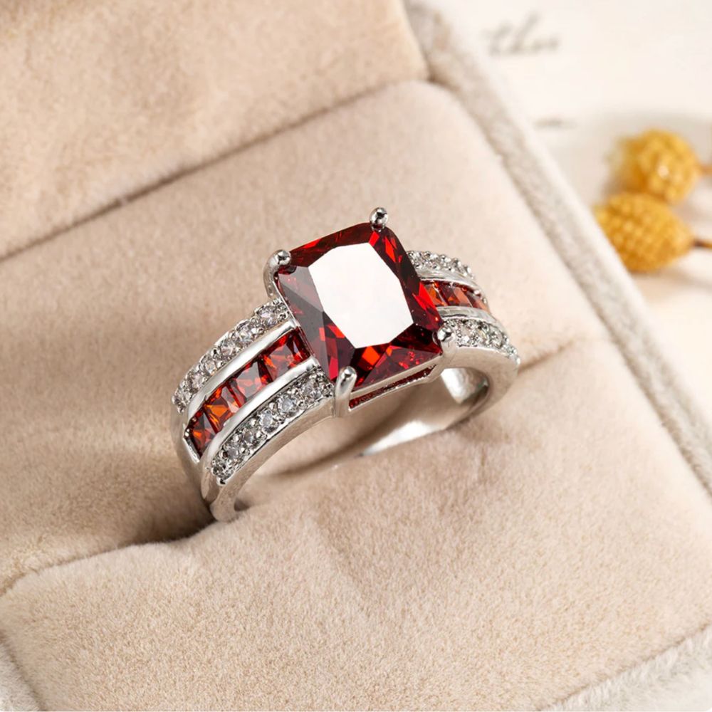 Red Crystal Ring | Ember