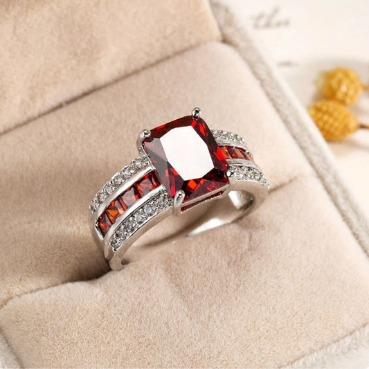 Red Crystal Ring | Ember