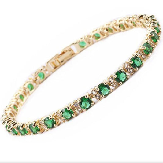 Emerald Tennis Bracelet | LUNA