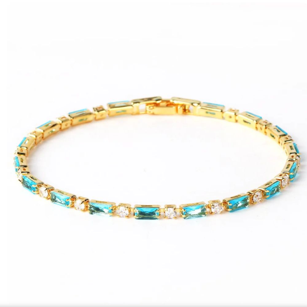 Turquoise Stone Bracelet | CLEO