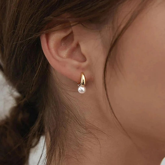 Golden Pearl Earrings | DOLCE