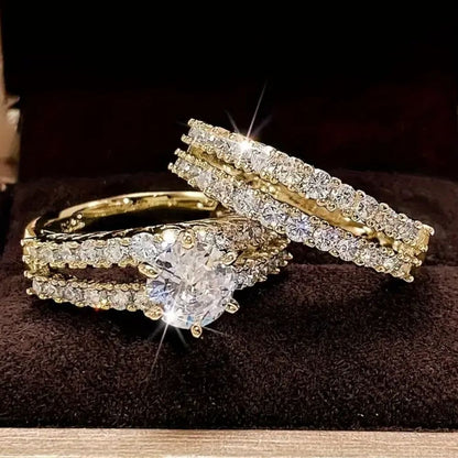 Shine Diamond Ring Set | NURA