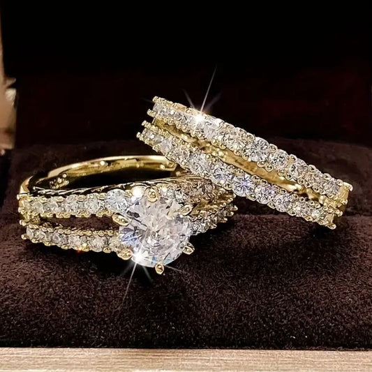 Shine Diamond Ring Set | NURA