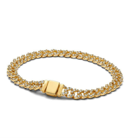 Gold Cuban Bracelet | BRAID