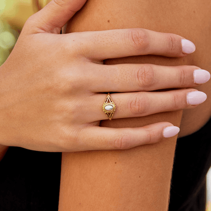 Vintage Pearl Ring | ORAYA