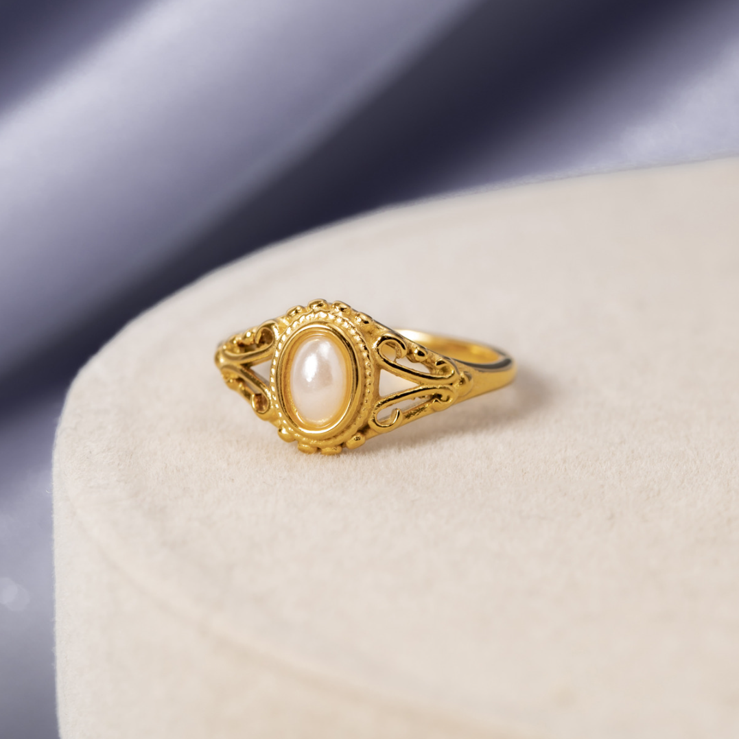 Vintage Pearl Ring | ORAYA