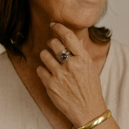 Purple Crystal Ring | IVY